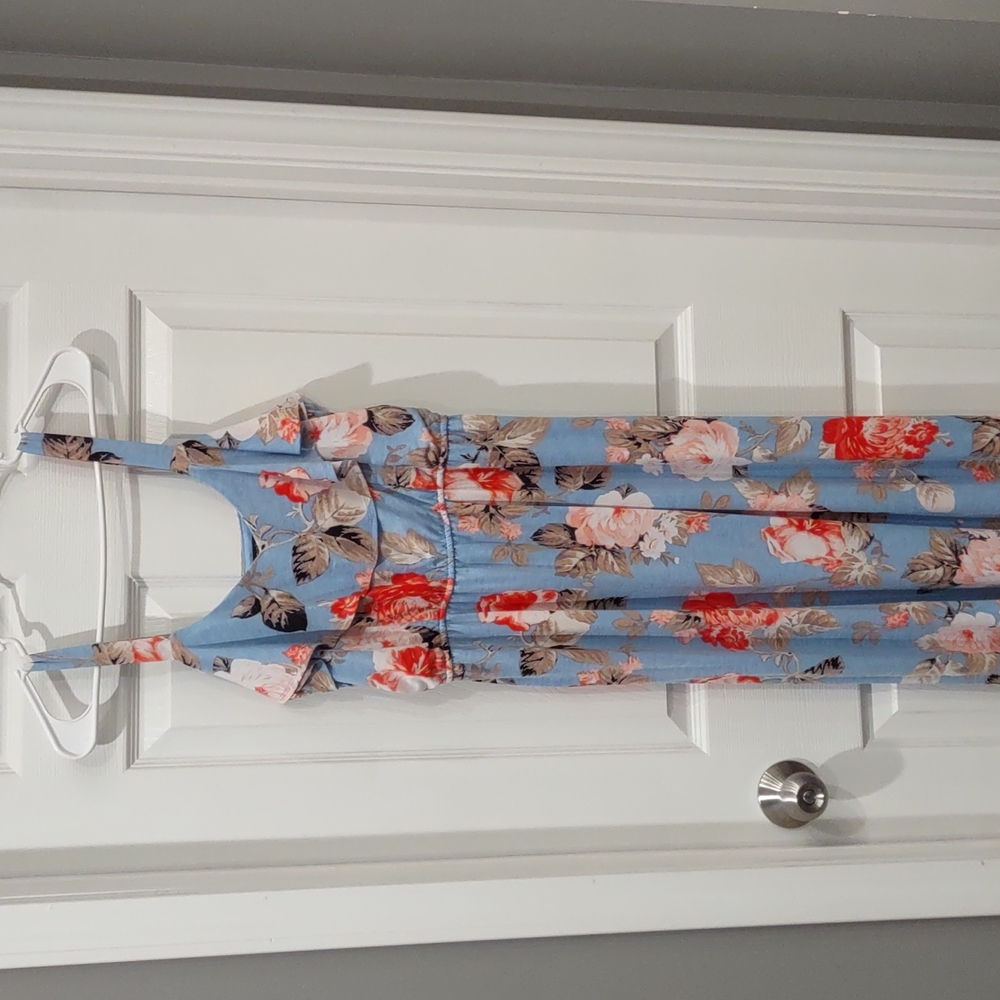 floral maxi dress